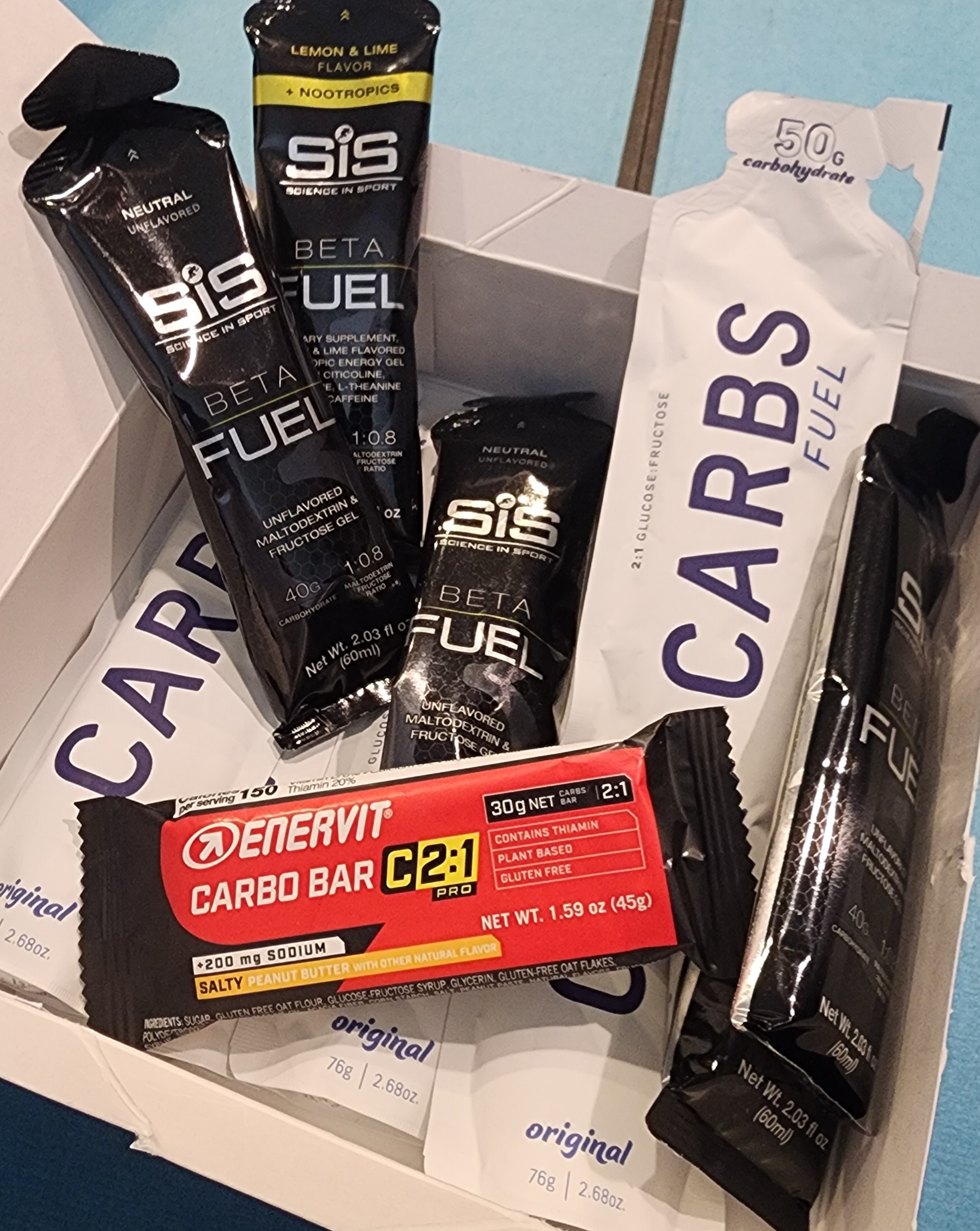 Energy gels for ultramarathon fueling